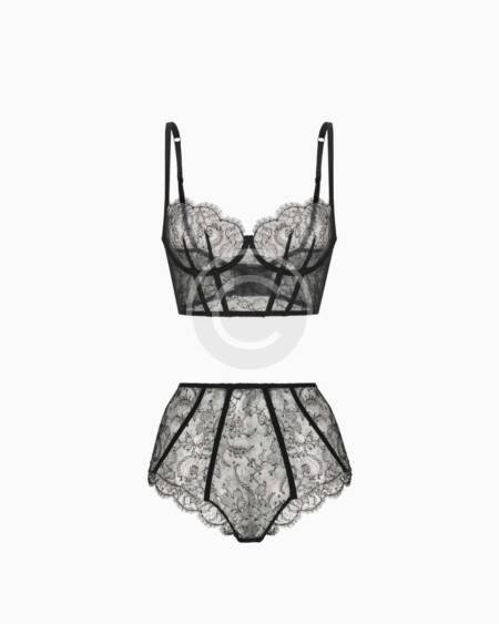 Sheer lace set