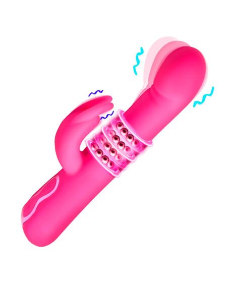 Come-hither beaded silicone